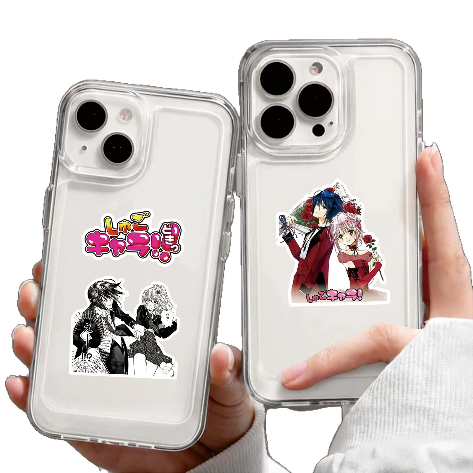 10/82PCS Shugo Chara! Stiker Karakter Anime Grafiti DIY Gitar Kulkas Ponsel Laptop Koper Gelas Air Skateboard