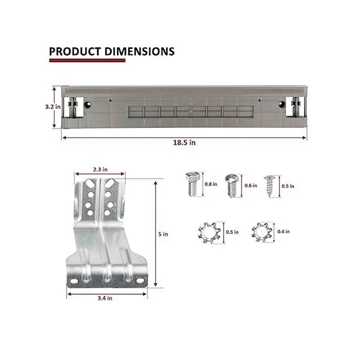 Skk-7A Stacking Kit - Replacing with - Washer and Dryer - Replaces Part Numbers: Skk-7A, Sk-5A, Sk-5Axaa and More