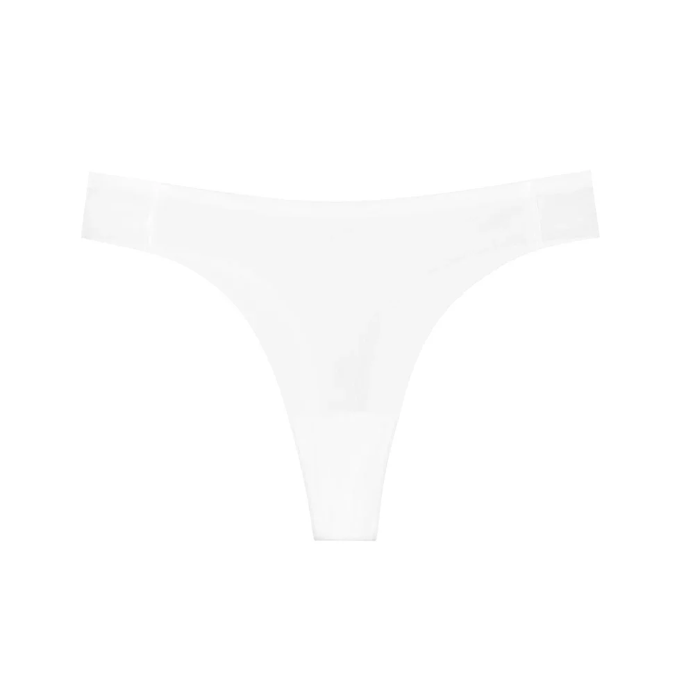 String sans couture taille basse pour femme, sous-vêtement fitness, sexy, confortable, solide, glace