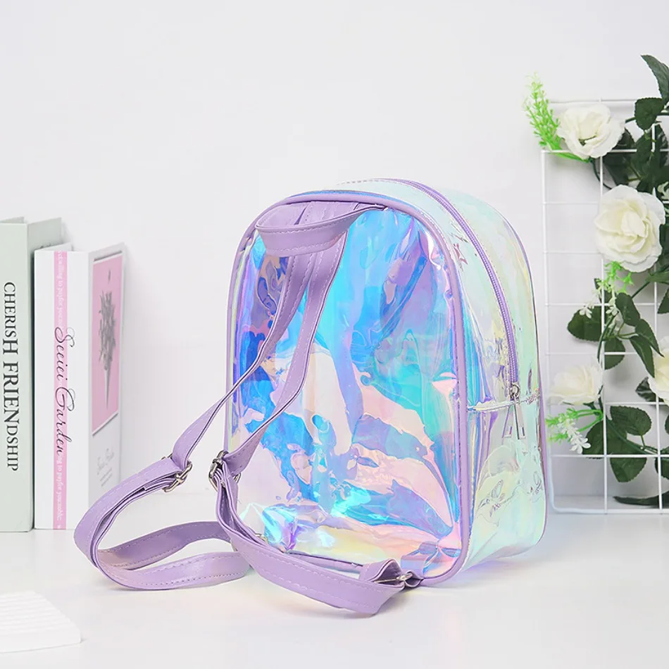 Mädchen Transparent Meerjungfrau Rucksack Kinder Pailletten Schule Bookbag Prinzessin Primäre Schulranzen Kinder Kinder Cartoon Rucksäcke