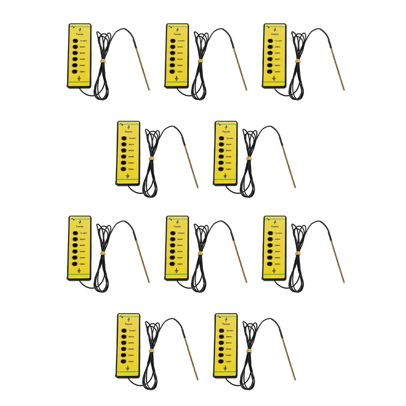 

10X Fence Voltage Tester Farm Fencing Electric Solar Energiser