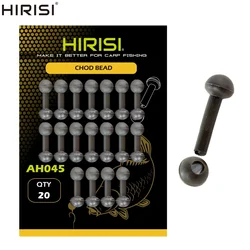 Hirisi 20pcs Carp Fishing Chod Rig Beads Helicopter Rigs For Carp Fishing Terminal Tackles Swivel Accessories AH045