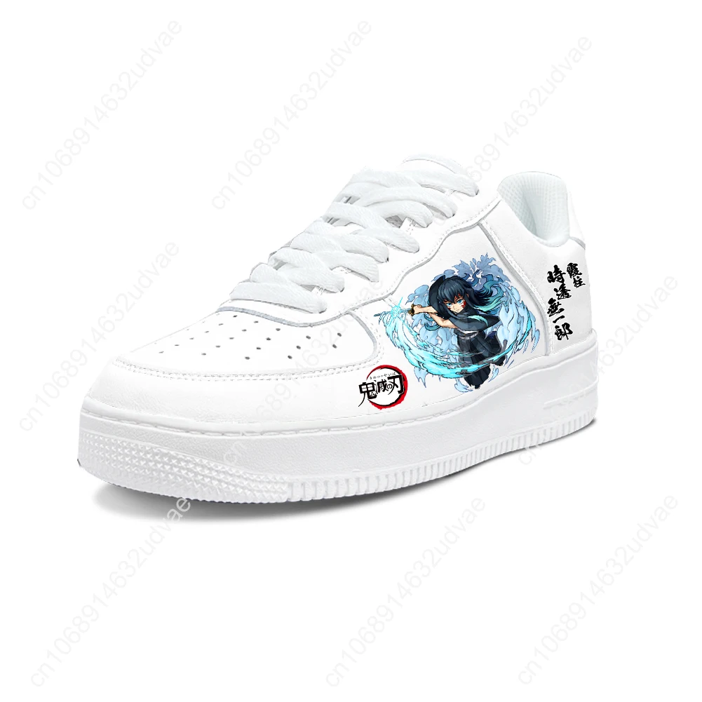

Demon Slayer Casual Shoes Platform Shoe Muichiro Tokito Sneakers Mens Womens Teenager Flats Custom Made Sneaker 3D Footwear