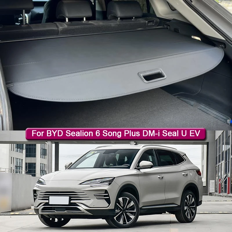 

Car Styling For BYD Sealion 6 Song Plus DM-i Seal U EV Car Rear Trunk Curtain Cover Rear Rack Partition Shelter Protect Privacy