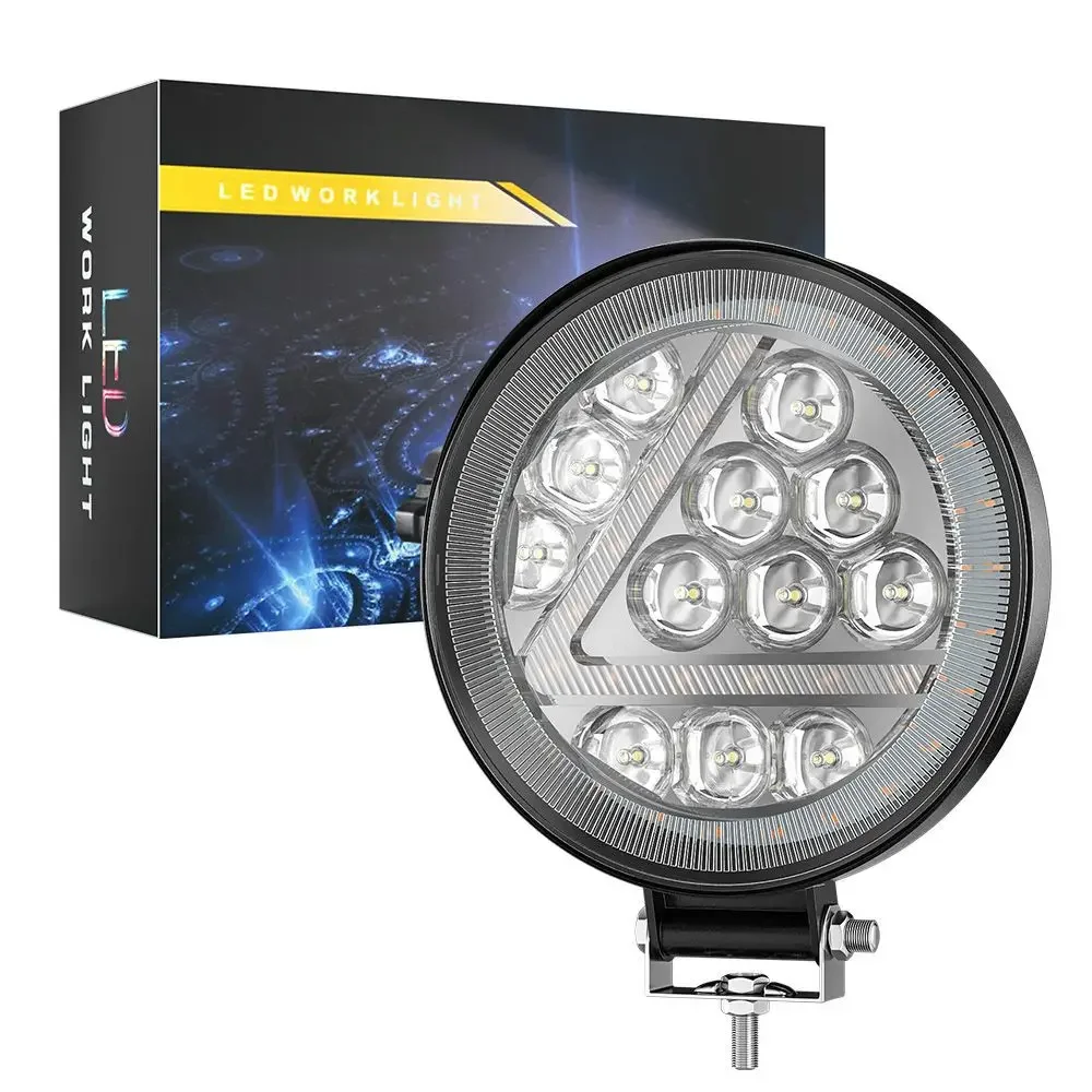 

4inch large field of view with DRL day running light round working light Car led working light auxiliary lighting