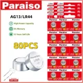 80PCS AG13 LR44