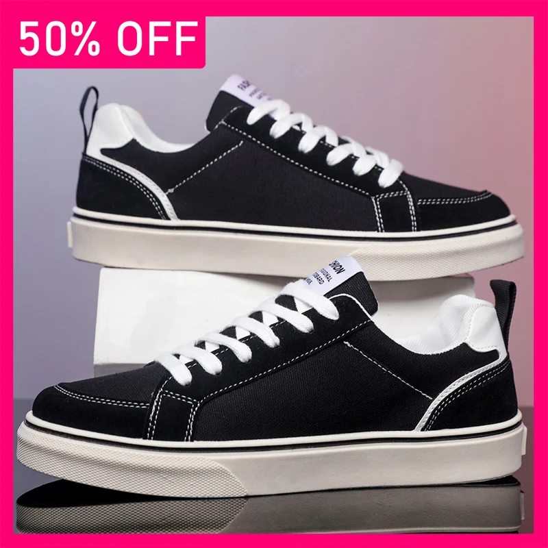 

Men Board Shoes Summer New Breathable Versatile Soft Sole Comfortable Daily Casual Shoes Lightweight Youth Walking Shoes for Men