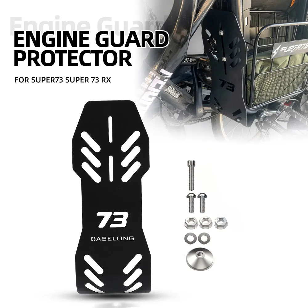 Super 73RX Motorcycle Accessories Middle Fender Cover Back Mudguard Splash Guard Protector Black Fender For Super73 Super 73 RX