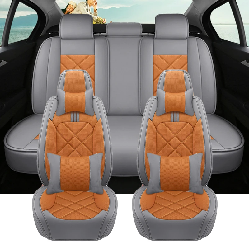 Full 5 Set Leather Car Seat Covers For Lexus RX 270 350 400h 450h 2009 2010 2011 2012 2013 2014 2015 Auto Interior Accessories