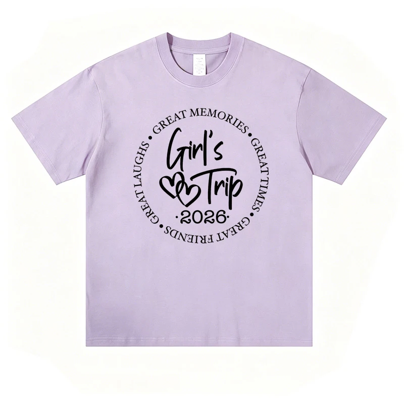 Girls Trip 2026 Tshirt Best Friends Shirts Great Memories Great Times Friends Tee Girls Trip Vintage Clothes