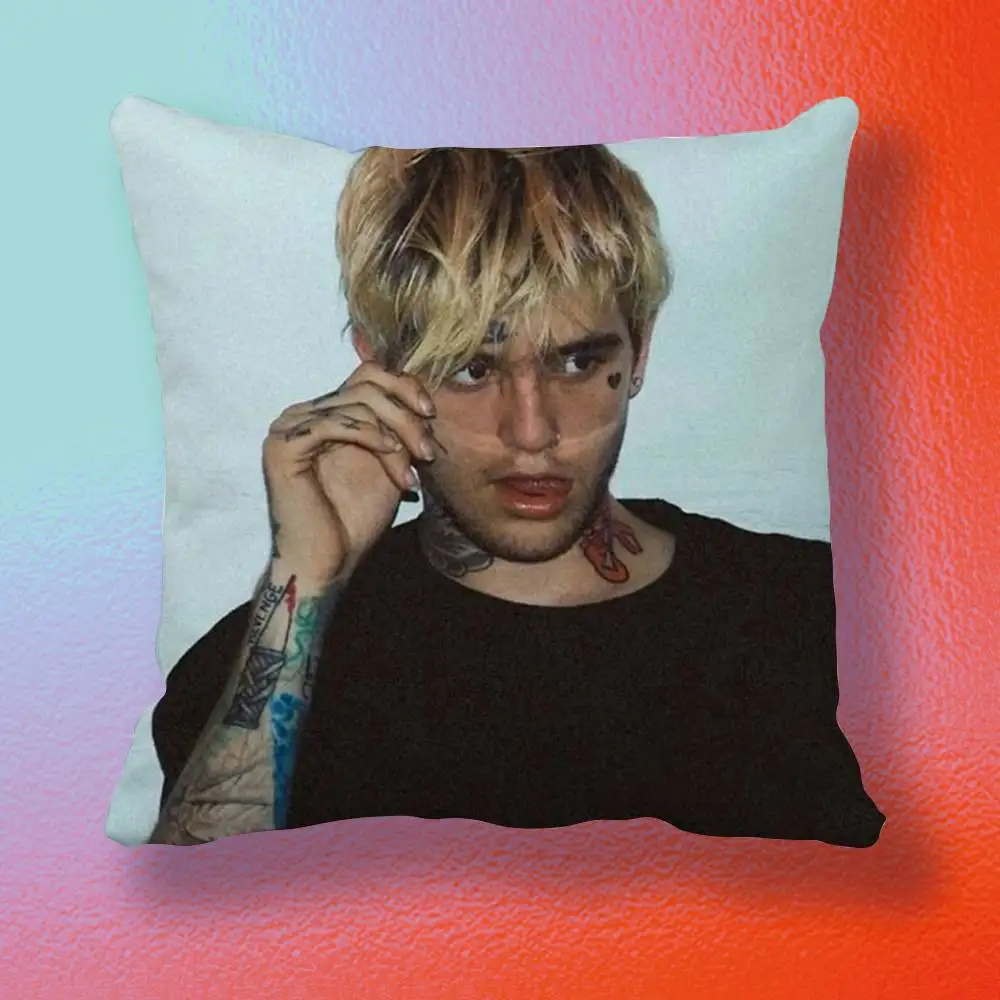 Tribute Hot Rapper LIl Peep  Pillow cover Soft Microfiber Pillowcase Home Sofa Decor Surprise Decorative printed.