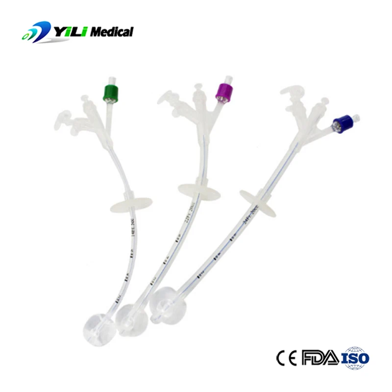 Medical 100% Silicone Gastrostomy Tube Usage Suitable for gastrostomy patient Feeding tube stomach tube