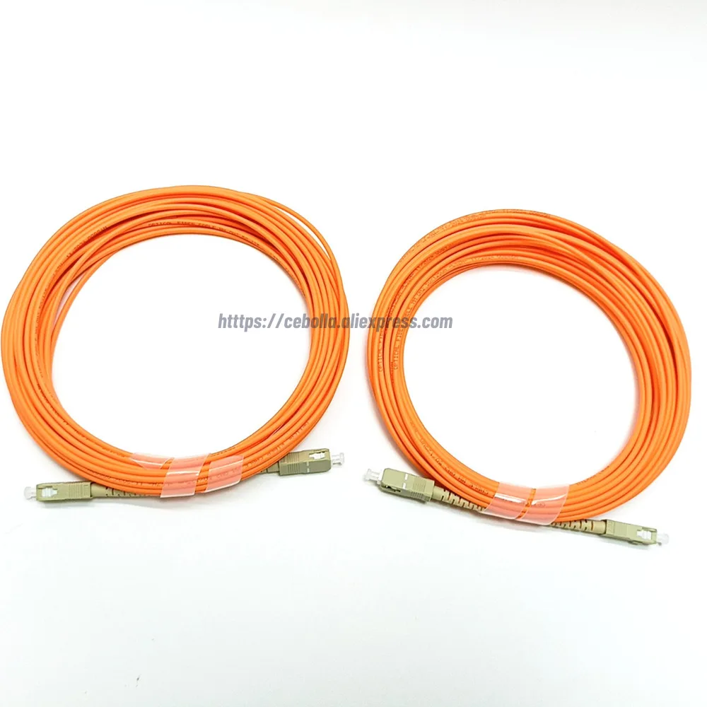10 قطعة/الوحدة LC-LC UPC OM3 كابل الألياف البصرية |   سلك تصحيح الألياف المزدوج متعدد الأوضاع 10G 1/2/3/5/10 م