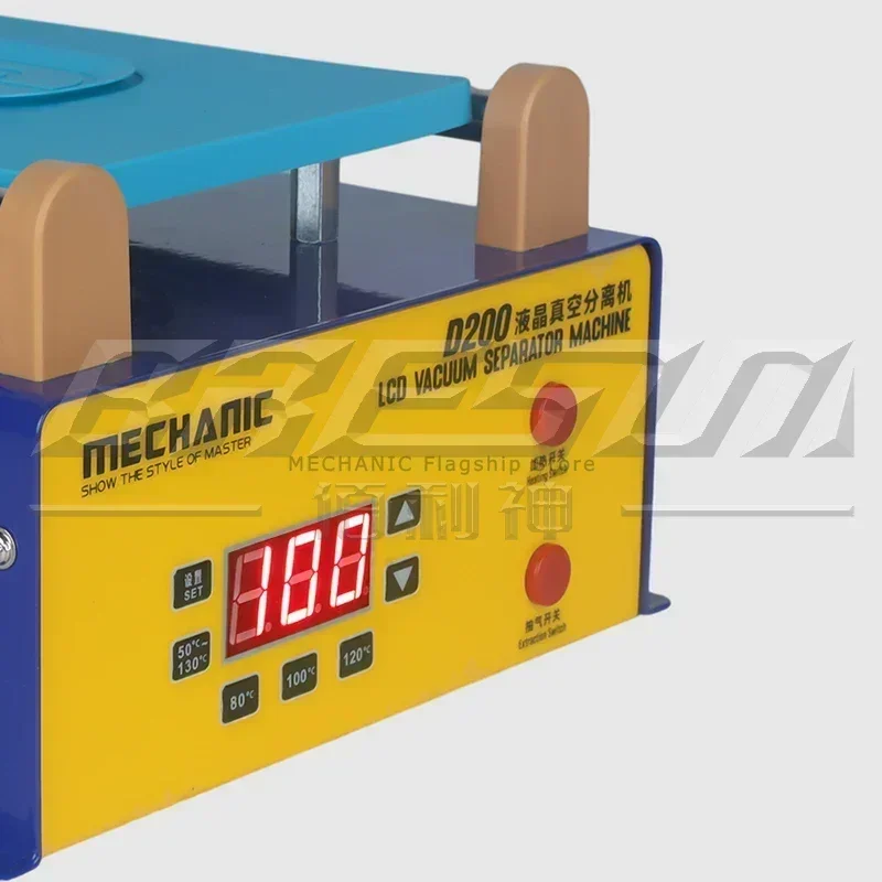 Mechanic D200 10.5inch LCD Screen Separator With Powerful Suction For Mobile Phone LCD Touch Screen Pre-Heating Removal Repair