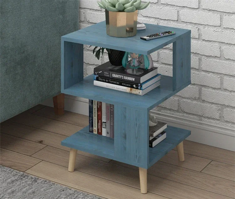 

-Nordic Simple Modern Small Coffee Table Living Room Creative Square Small Dining Table Economy Sofa Table