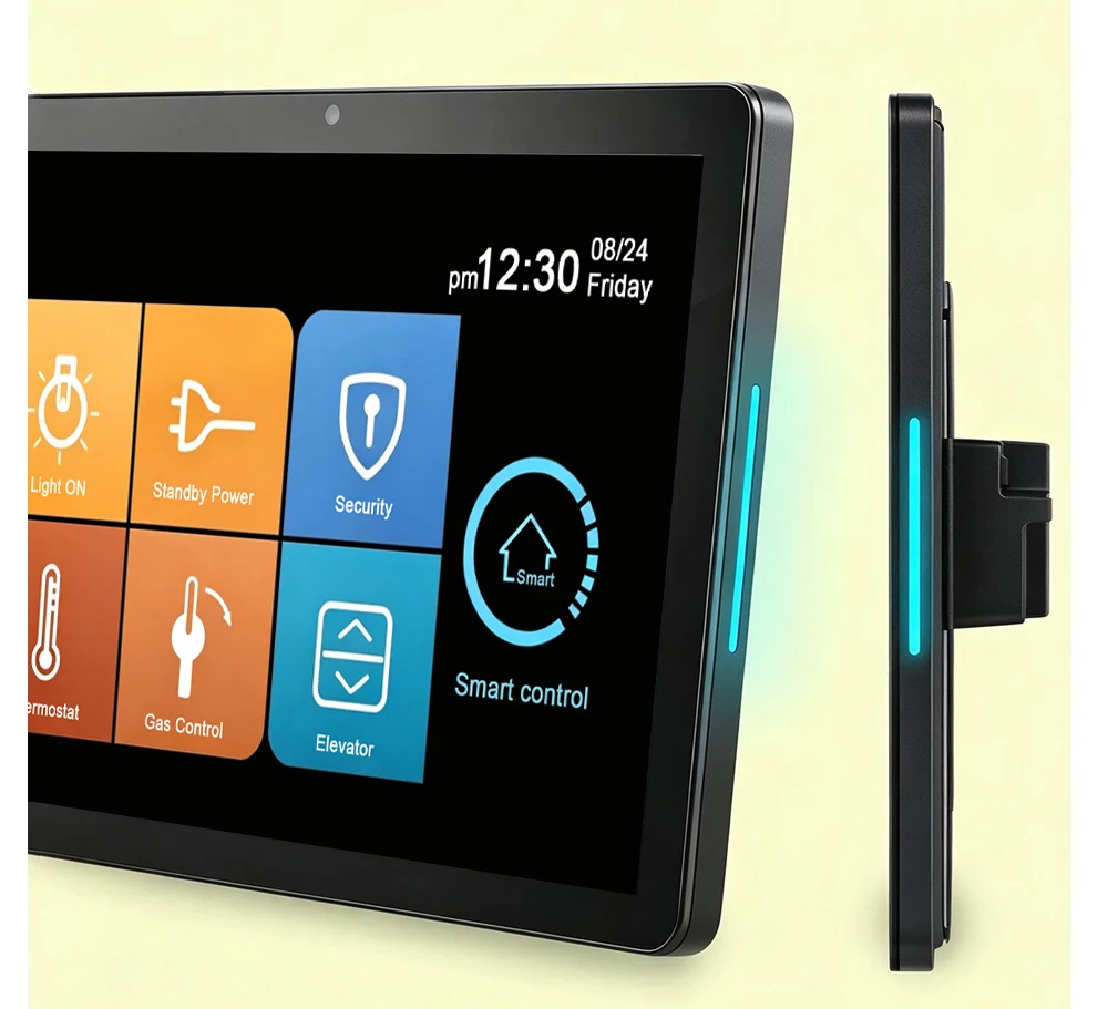 8 10,1" Wandmontiertes Android Smart Home Bedienfeld RK3566 POE-Stromversorgung Android 11 Kapazitives Touch-Tablet für Zuhause & Büro – Detail 4