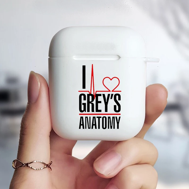 Greys Anatomy You are my person Soft silicone TPU Case For AirPods Pro 1 2 3White Silicone Wireless Bluetooth Earphone Box Cover