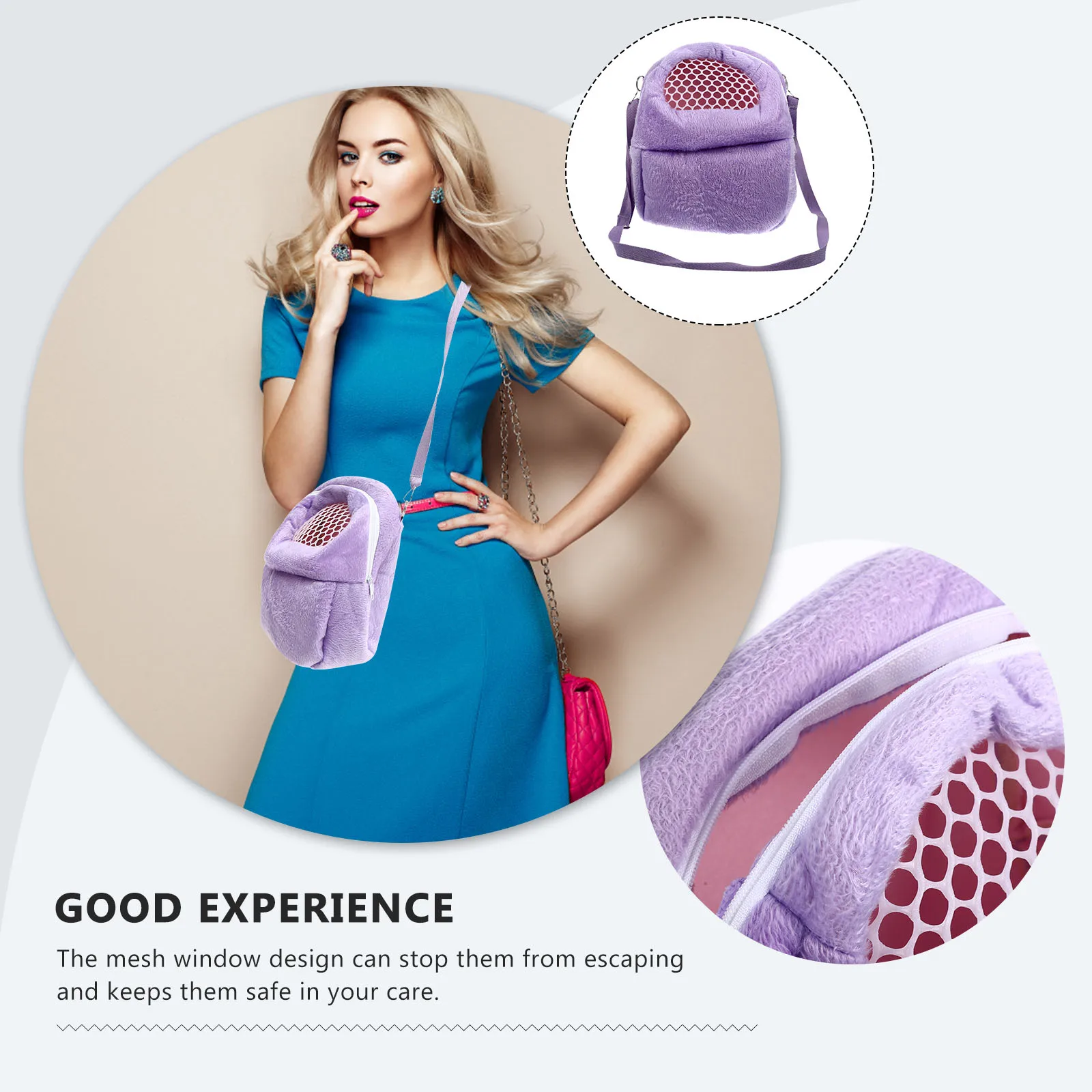 

Carrier Cotton Nest Backpack Travel Supplies Mesh Window Sling Bag Pet Carry Small Animal House Portable Nest Pet