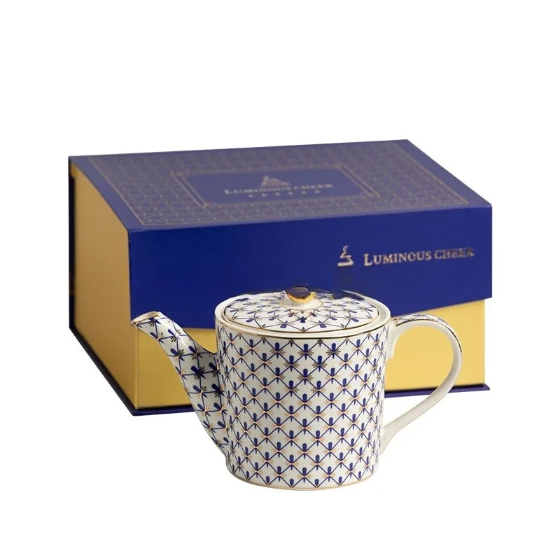 court bone china teapot coffee set gift box light luxury