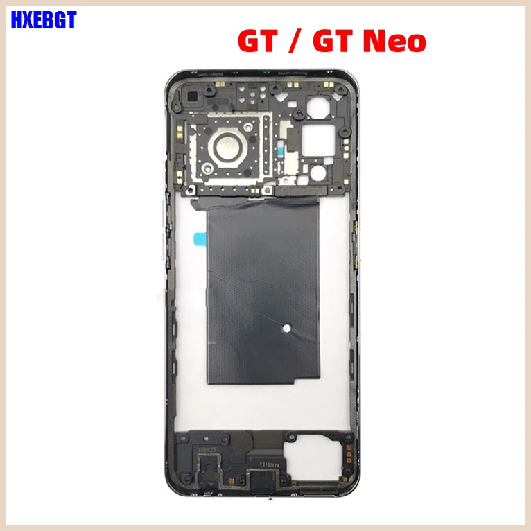 

Middle Frame For Realme GT / GT Neo With Volume Button Front Housing Middle Bezel Chassis Shell Smartphone Parts