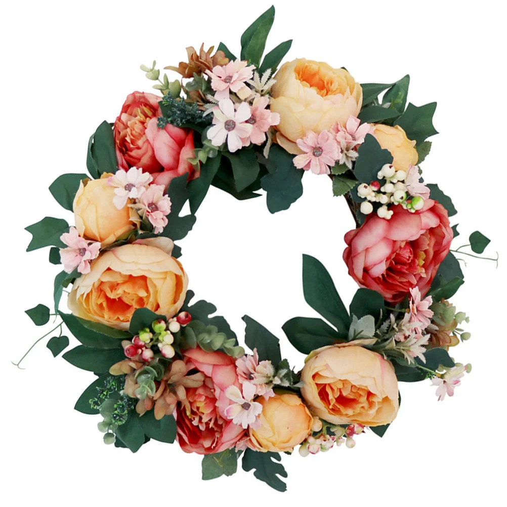 

Artificial Peony Garland Eco-Friendly Wedding Party Home Shop Wall Decoration Hanging Wreath Festival Garland Ornament
