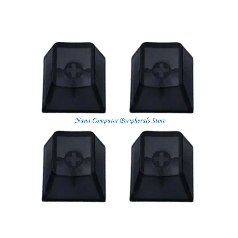 F68C 4PCS 투명한 ABS 키 캡 기계식 키보드 무광택 백라이트 PC 키 캡 기계 키보드 교체