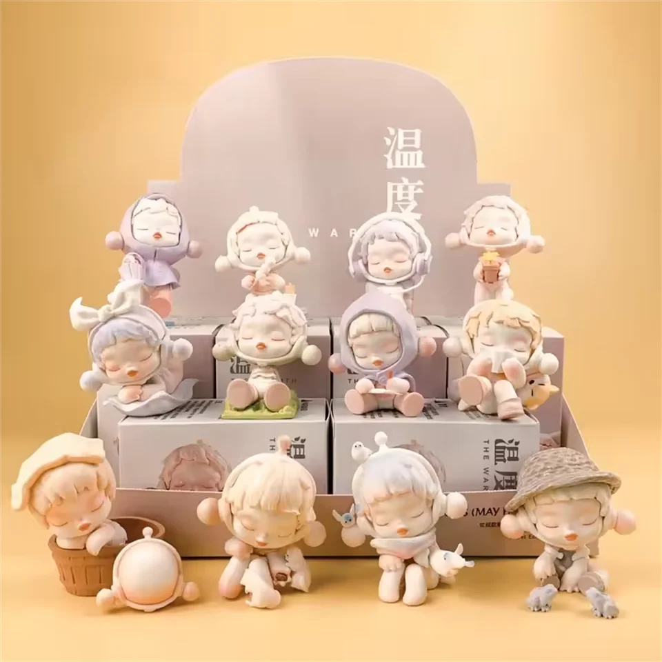 Nueva caja misteriosa de la serie Skullpanda Temperature, juguetes de generación, caja ciega, modelo de figura, decoración de escritorio, regalos del Tesoro