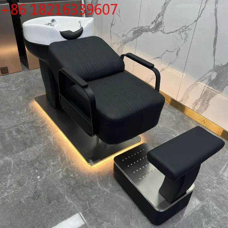 TAO Shampoo Chair HairDedicated Lying Half Hair  Flushing Bed with Light
