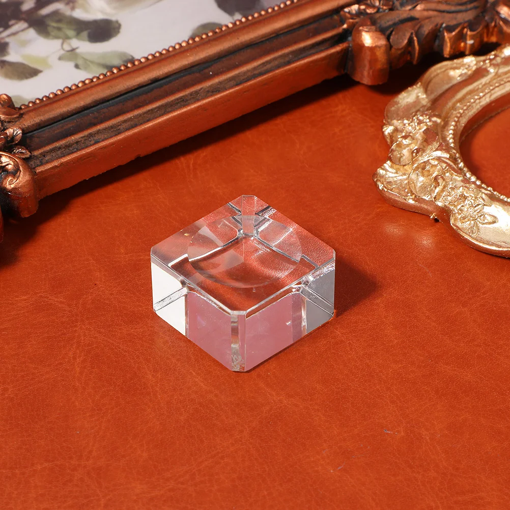 

Crystal Ball Display Stand Transparent Base with Flat Stable Design for Crystal Globes and Stones Elegant Desktop Decor