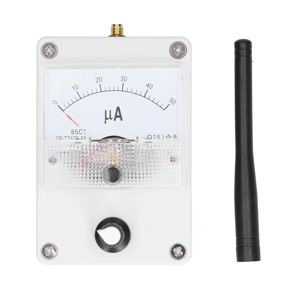 

RF Signal Level Meter 100K‑1000MHz Field Strength Indicator Signal Strength Meter for Radio Antenna Radiation