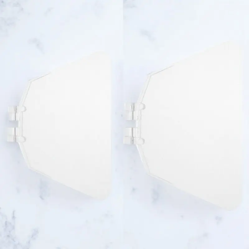 

2Pcs Bench Safety Eye Shields Protective Guard Clear Reusable Plastic Cover for Grinder Operation Bench Guard Shield