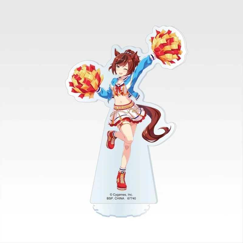 Uma Musume Pretty Derby UMPD Rice Shower Bourbon Cosplay Decor Anime Desk Decor Desk Ornament Prop 15cm Acrylic Stand Keychain