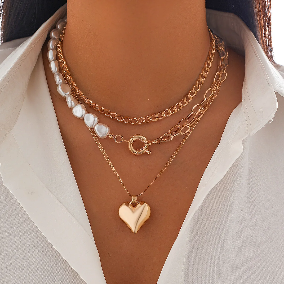 Boho Heart Pendant …