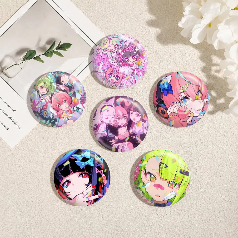 Game ZZZ Angels of Delusion 25mm 32mm 44mm 58mm 75mm Brooches Badges Pins for Accessories Gift