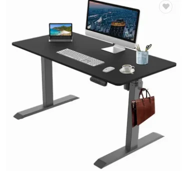 Automatic Electric Height-adjustable Steel Table Lifting Standing and Standing Computer Electric Desk Suitable for Sitting