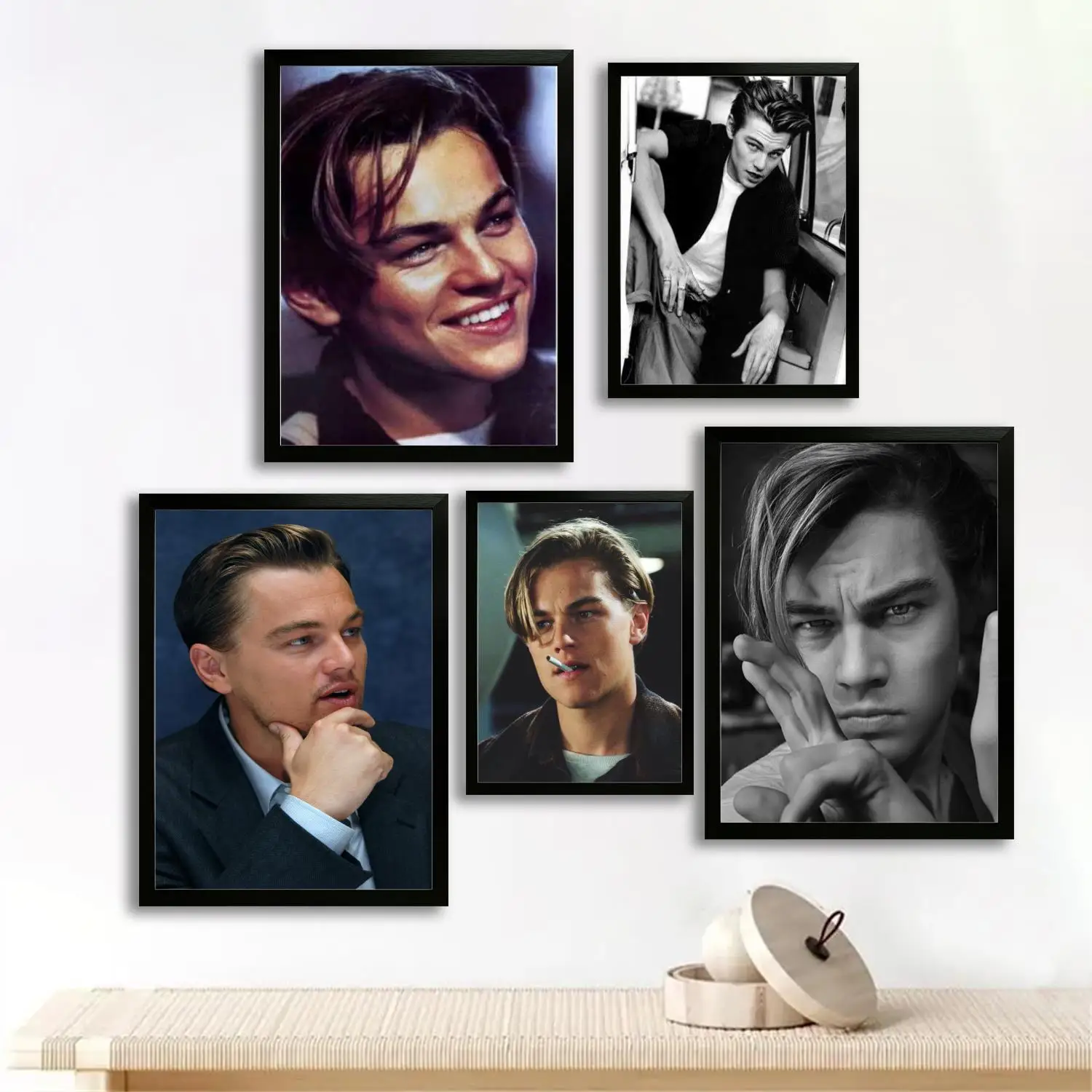 Leonardo DiCaprio Canvas Art Poster and Wall Art, Picture Print, Modern Family Bedroom Decor, Posters,Decorative painting