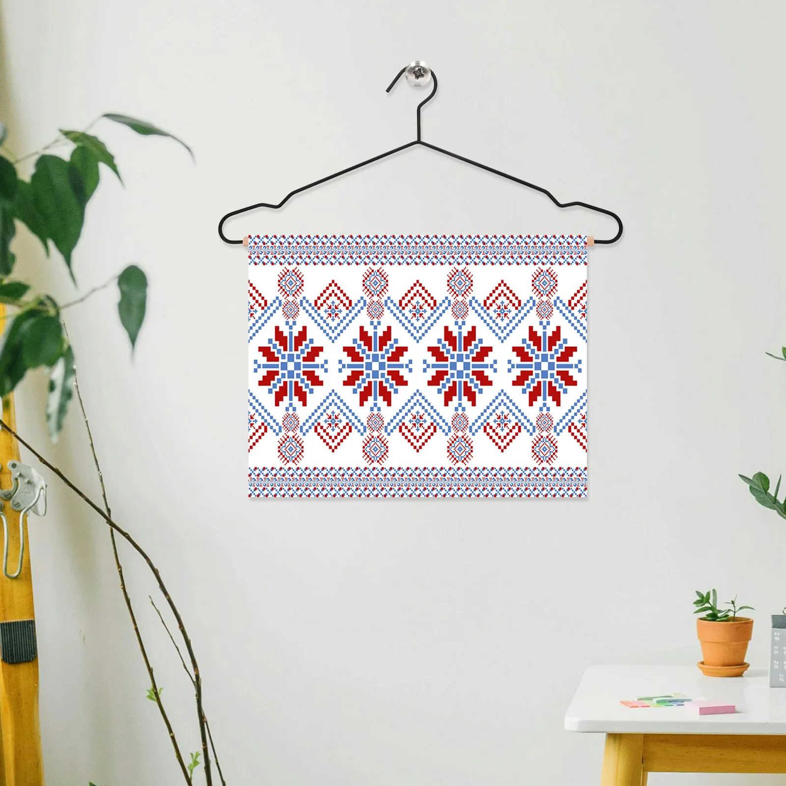 

3 Pcs Craft Storage ganizer Embroidery Holder Fabric Hanger Metal Hangers Garment Craft Holder Hanger Sewing Quilt
