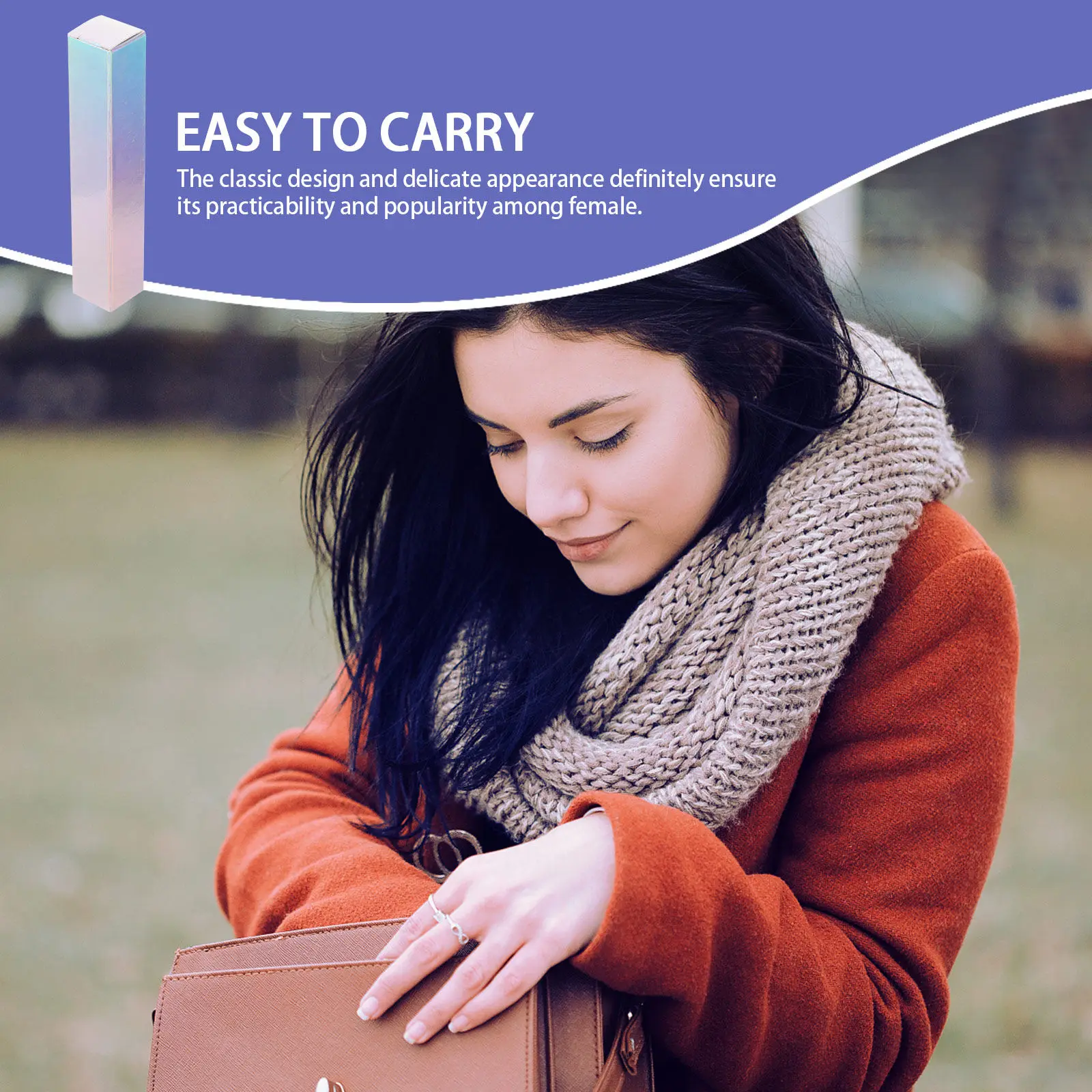 50Pcs Lipstick Packaging Boxes Paper Lip Gloss Tube Box Compact Size for Most Lipsticks Storage Use Paper Lip Gloss Box