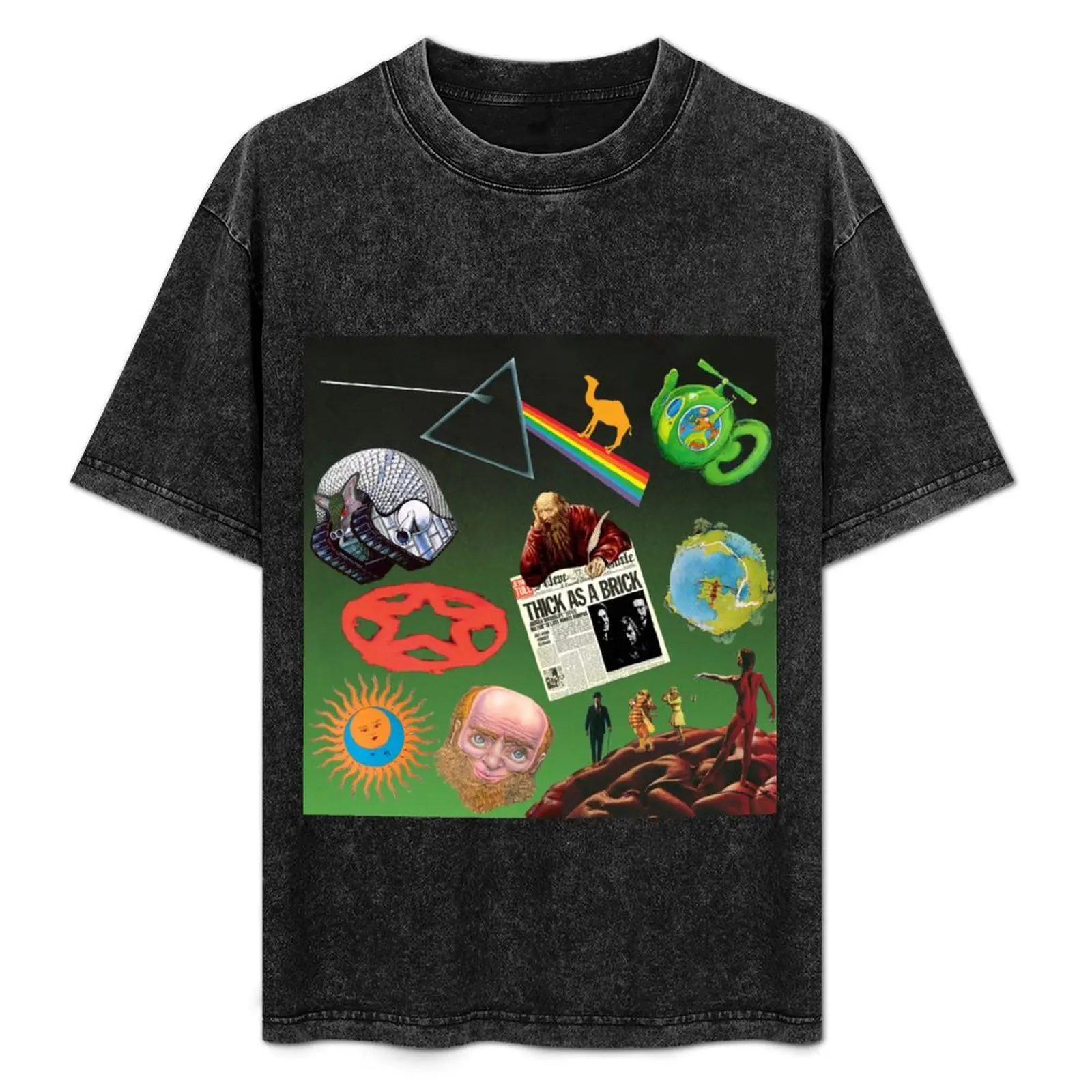 

Prog Logo Cover T-Shirt Plus Size Non-Shrink T-Shirt