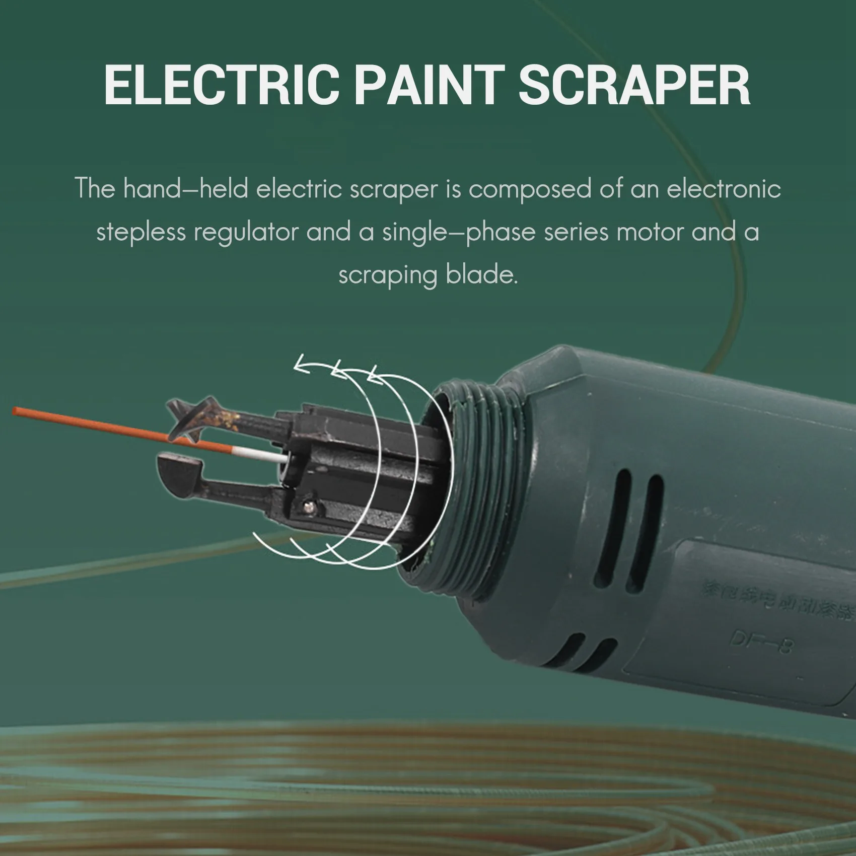 A01F-DF-6 Enameled Wire Stripping Machine Varnished Wire Stripper Enameled Copper Wire Stripper Cleans The Enamel Wire Perfectly