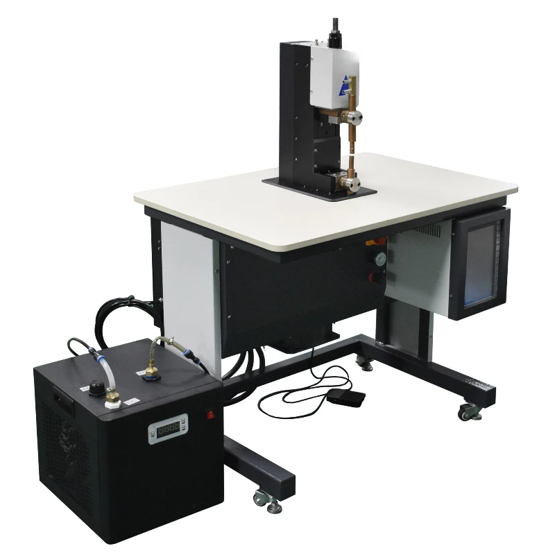 

High power transistor intermediate frequency inverter metal precision welding pneumatic butt welding machine resistance touch we