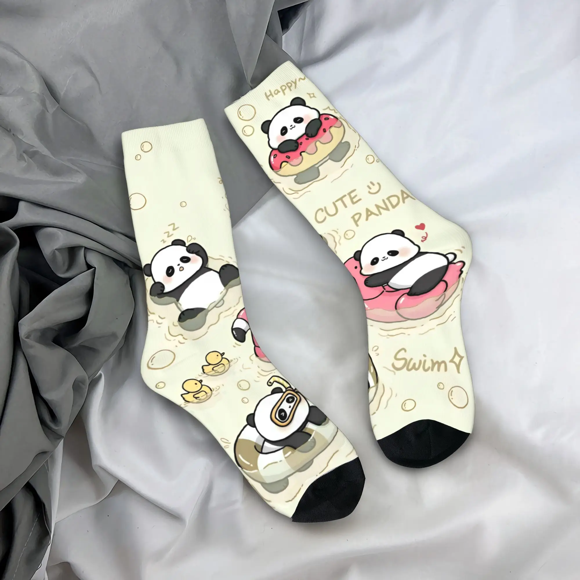 

Chinese Panda Stockings Men Socks Comfortable Fashion Socks Autumn Running Sports Anti Bacterial Design Socks Birthday Present