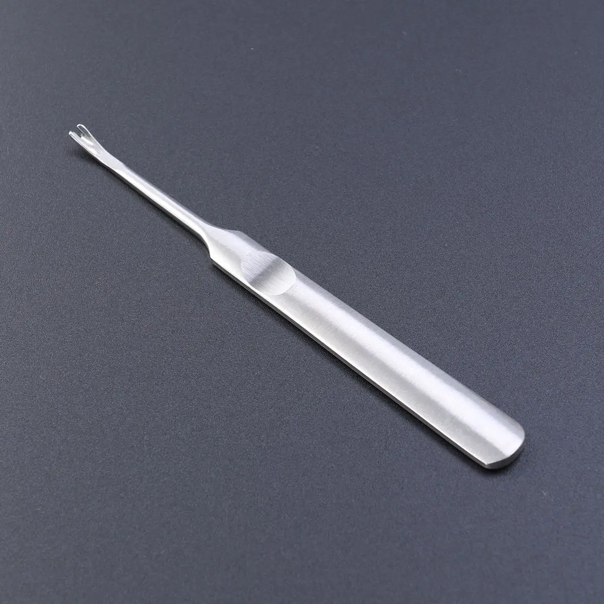 الفولاذ المقاوم للصدأ الجلد الميت انتهازي مزيل الجلد الميت ملعقة مانيكير أداة مزدوجة الرأس طلاء الأظافر التقشير العناية بالقدم