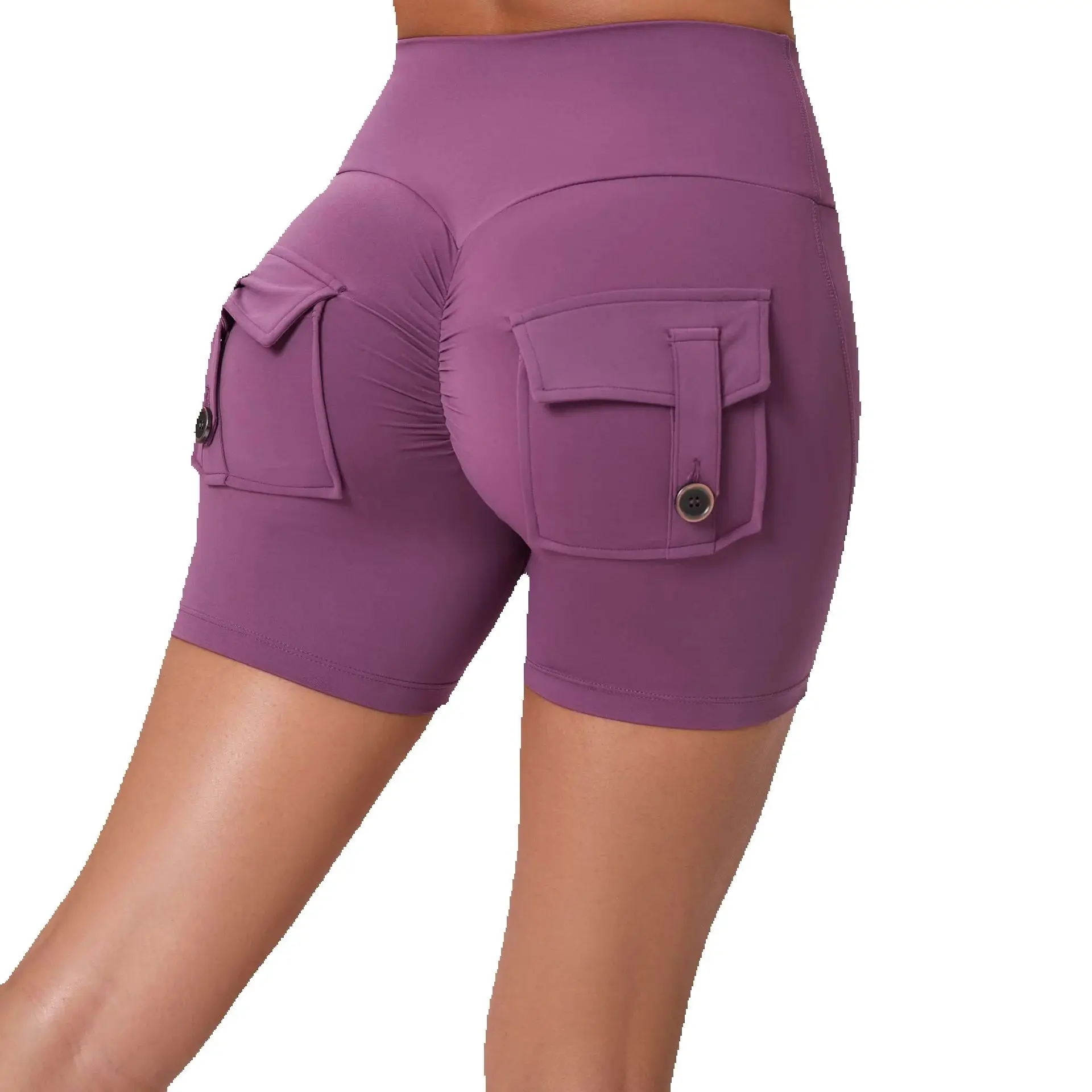 

Yoga Shorts Super Soft Fabric Yoga Clothing Push Up Gym Pants High Waist Women Sports Legging Top Quality Workout Cycling Pants