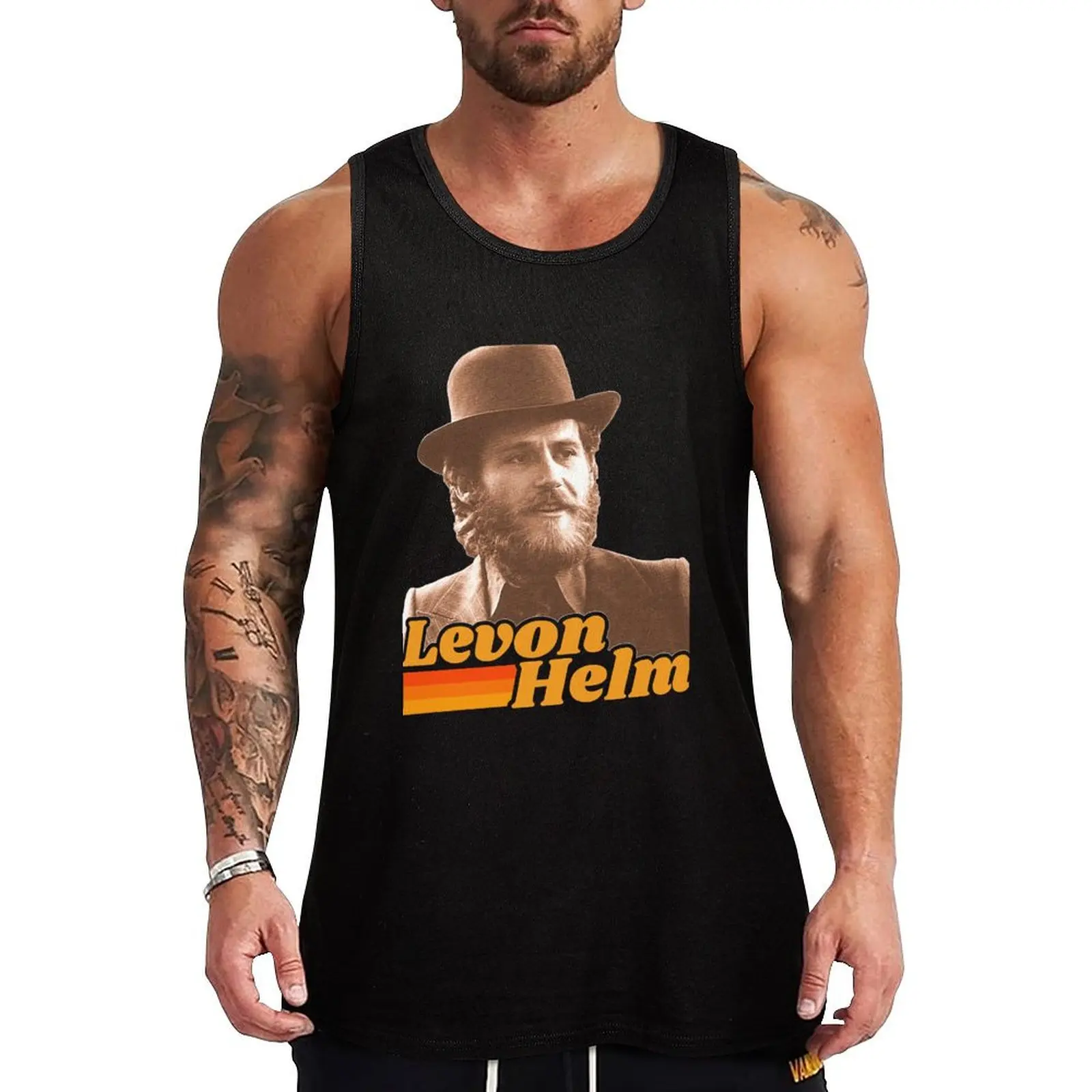 

The Dirt Fanart Tribute Cutr Levon Music Vintage Retro Tank Top Men's cotton t-shirt Men's fitness t-shirt Men sleeveless tee