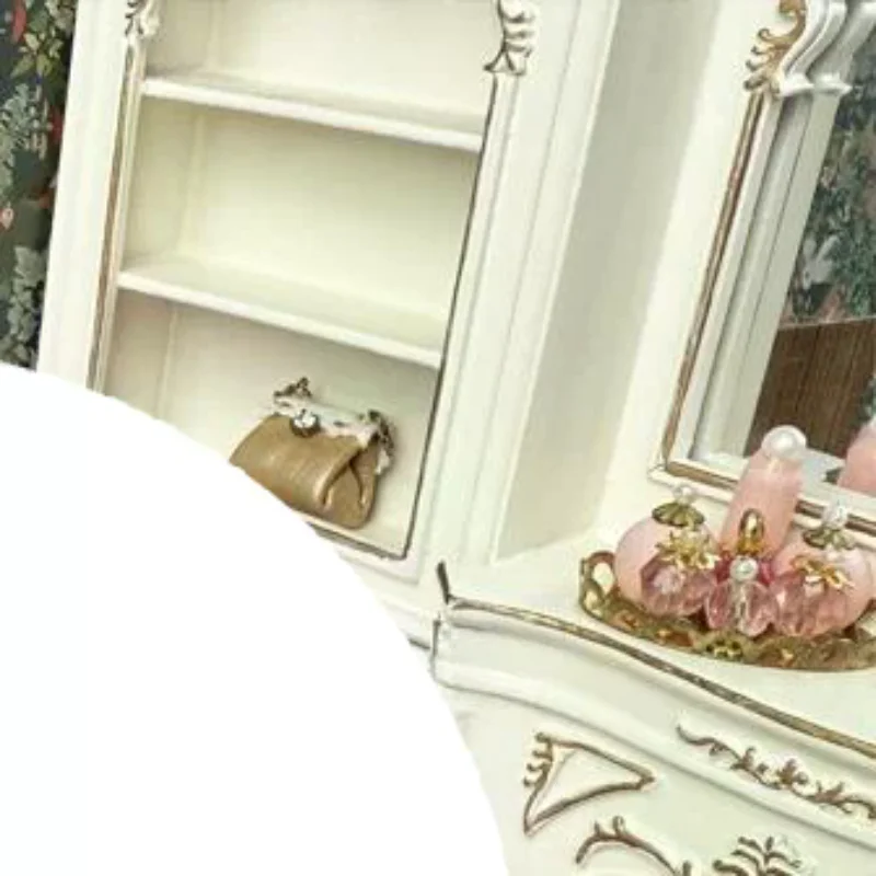 Ensemble de tables de chevet miniatures pour maison de poupée 1:12, lit simple en bois, accessoires de meubles pour décoration de maison de poupée, jouet de jeu pour enfants