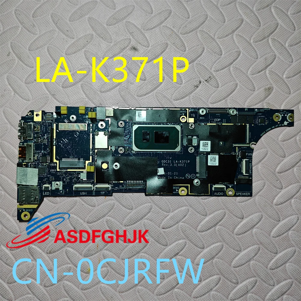 0CJRFW CJRFW For Dell Latitude 7420 Motherboard GDC31 LA-K371P I5-1145G7 8GB RAM
