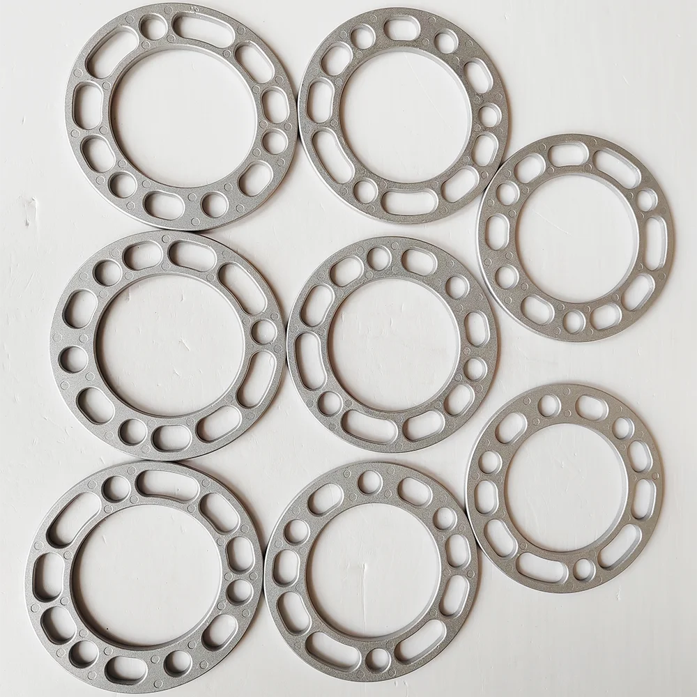 4pcs Universal Car Wheel Tire Spacer Adaptor Shims Plate 3mm 5mm 6mm 8mm 10mm For 4x100 4x114.3 5x100 5x108 5x114.3 5x120