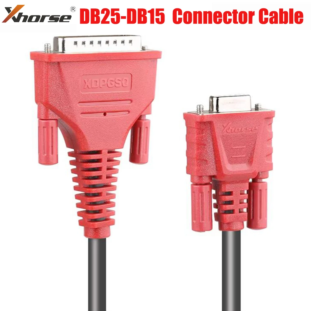 

Соединительный кабель Xhorse XDPGSOGL DB25 DB15 работает с адаптерами VVDI Prog и без пайки