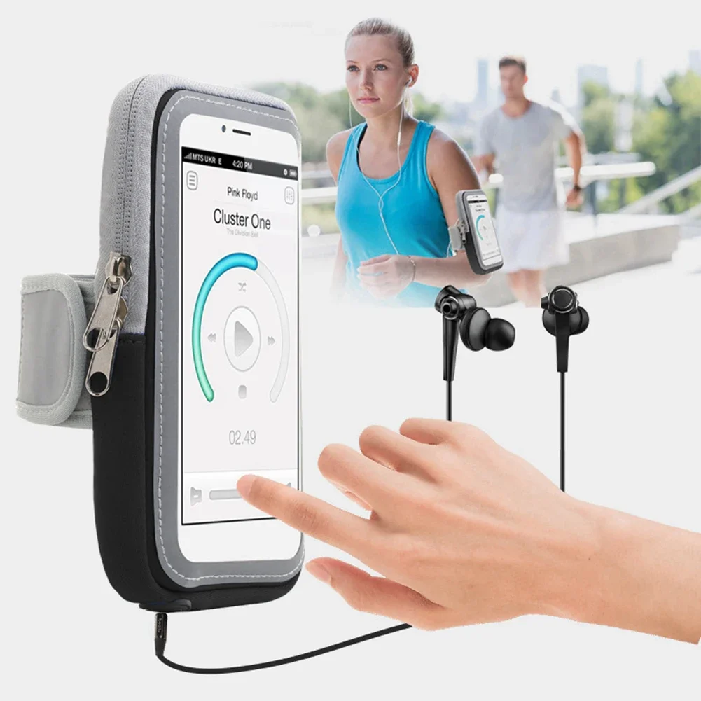 Waterproof Sports Phone Holder Arm Bag Touch Screen Men Women Outdoor Universal Running Jogging Arm Case Mobile Cell Pouch Bags image 2